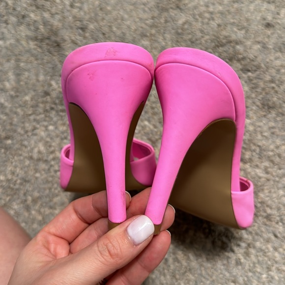 Steve Madden pink peep toe sandal - Picture 4 of 5